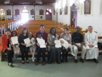 Baptism of all family from Burundi