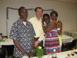 Celebrations with our friends from Congo
