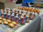 Nativity statue painting for gift giving at Christmas