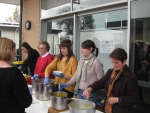 Young friends of Preca Community serving lunch on the 3rd Sunday at Our Lady of the Manger, Findon.JPG